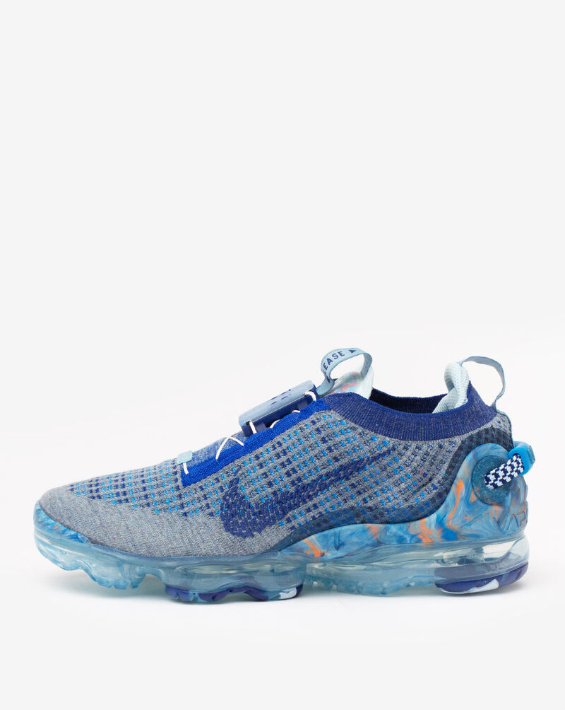 Nike Air VaporMax 2020 Flyknit Sneakers Men\'s 8.5 Stone Blue Fast Fit CT1823-400 Nike Air VaporMax 2020 Flyknit Stone Blue for Sale  main image 4
