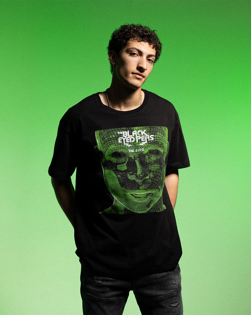 Authentic Retro Black Eyed Peas End Tee C10017END-BLK Black 4