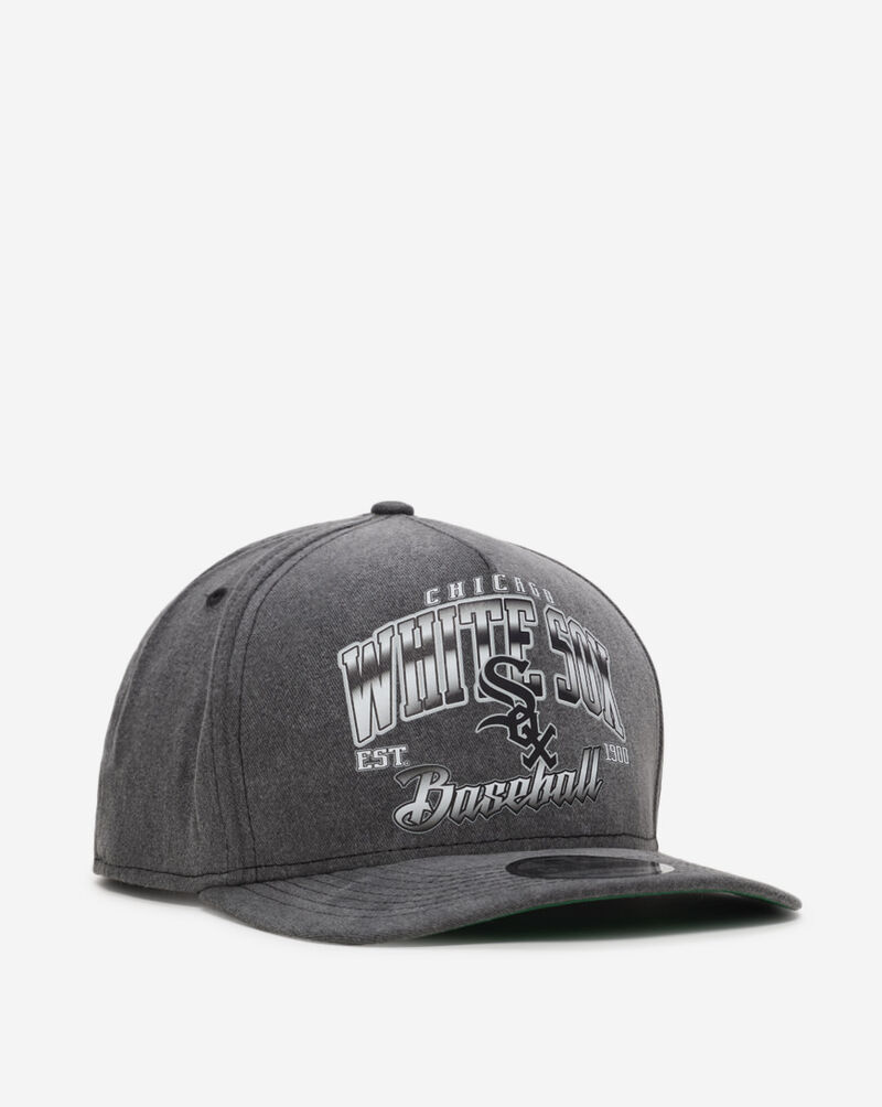 New Era 9Fifty Chicago White Sox Washed A-Frame Snapback Hat 60624371 Grey 1