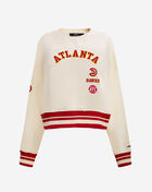 Atlanta Hawks Retro Classic Rib Fleece Crewneck