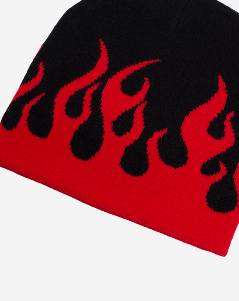SNIPES Flames Beanie SNUS072-BLK Black 2