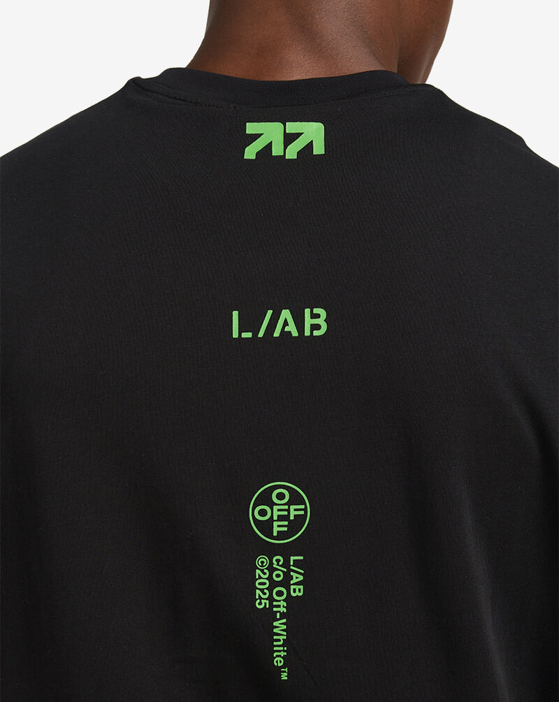 L/AB c/o Off-White Off Stacked tee 44LABF26T078-001 Black 3