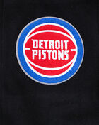 Pro Standard Detroit Pistons Logo Varsity Jacket  BDP651680 Black 4