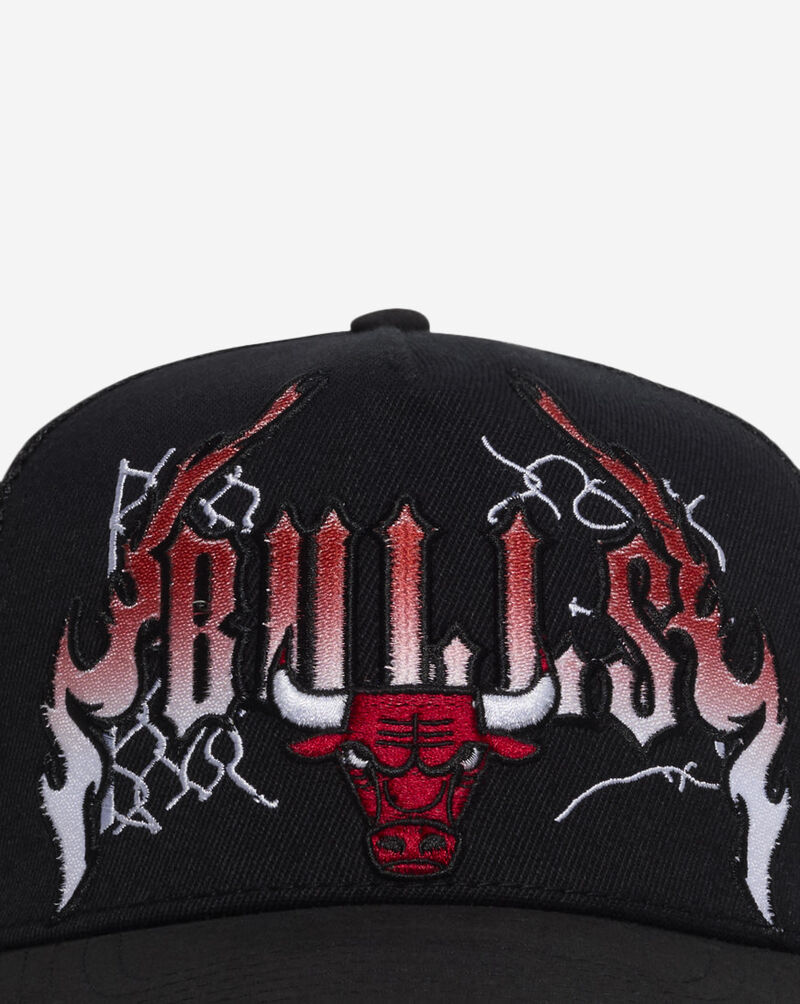 PRO STANDARD Chicago Bulls Breakout Wool Blend Pro Pinch Snapback Hat BCB7517590-BLK Black 2