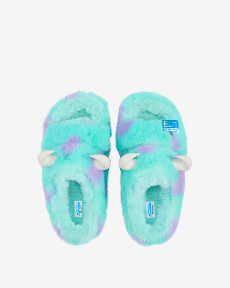 Crocs Grade School Monsters Inc. Sully Classic Cozzzy Sandal 210877-90HJ Blue 7