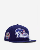 New Era 9Fifty Philadelphia Phillies Wordmark Snapback Hat 70931177 Blue 1