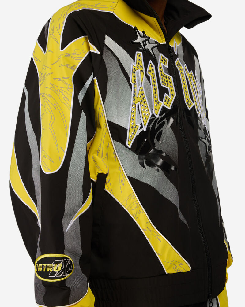 Smoke Rise Rising Colorblock Windbreaker Jacket WW26F586SNZ-YEL Yellow 4