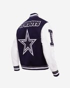 PRO STANDARD Dallas Cowboys Mash Up Rib Wool Varsity Jacket FDC6410583-MNW Blue 3