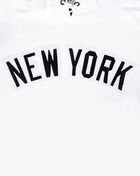 PRO STANDARD New York Yankees Classic Chenille Double Knit Pull Over Hoodie  LNY135085-WMN White 4