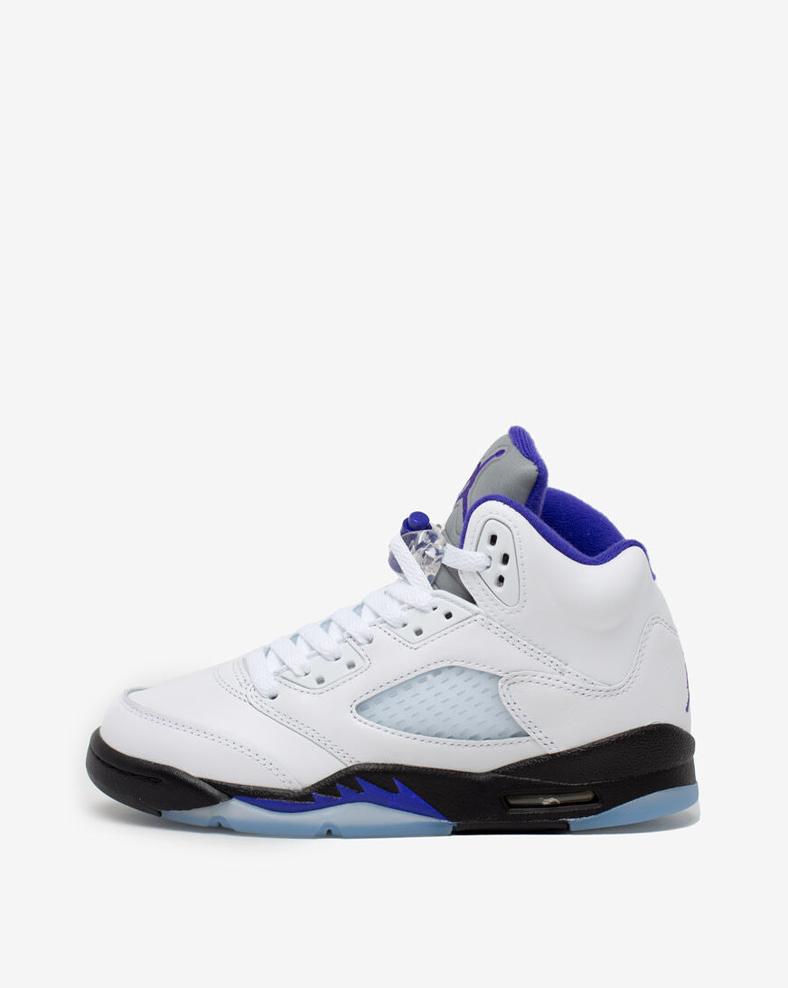 Shop Jordan Grade School Air Jordan 5 Retro 440888-141 white 