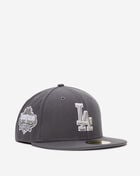 New Era 59Fifty Los Angeles Dodgers Dark Graphite Fitted Hat 70886117 Grey 1