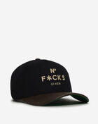 Field Grade No F Given Wool Leather Trucker Hat 1006034 Black 1