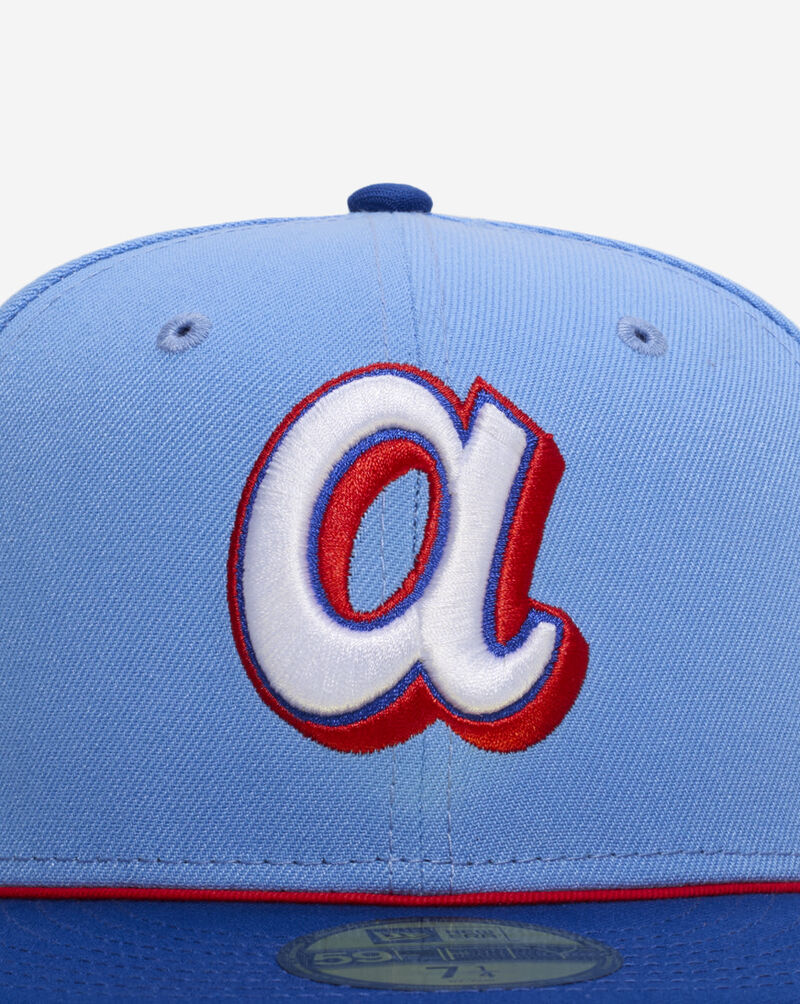 New Era 59Fifty Atlanta Braves City Connect Fitted Hat 60867490 Blue 2