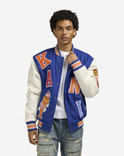 Karl Kani The OG Block Patch College Jacket KM241-048-1 Blue 1