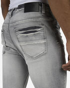 Decibel  5Pkt Rip and Repair Skinny Jean DECWB493-GRY Grey 3