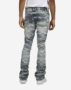 Stacked Flare Lightning Jeans