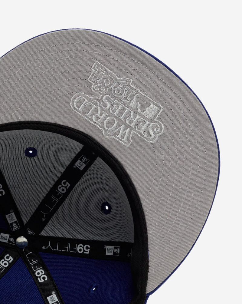 New Era 59Fifty Los Angeles Dodger Hidden Hit Fitted Hat 60803267 Blue 4