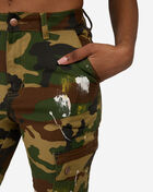 American Bazi Distressed Splatter Camo Pants  RJH-10891 Camo 3