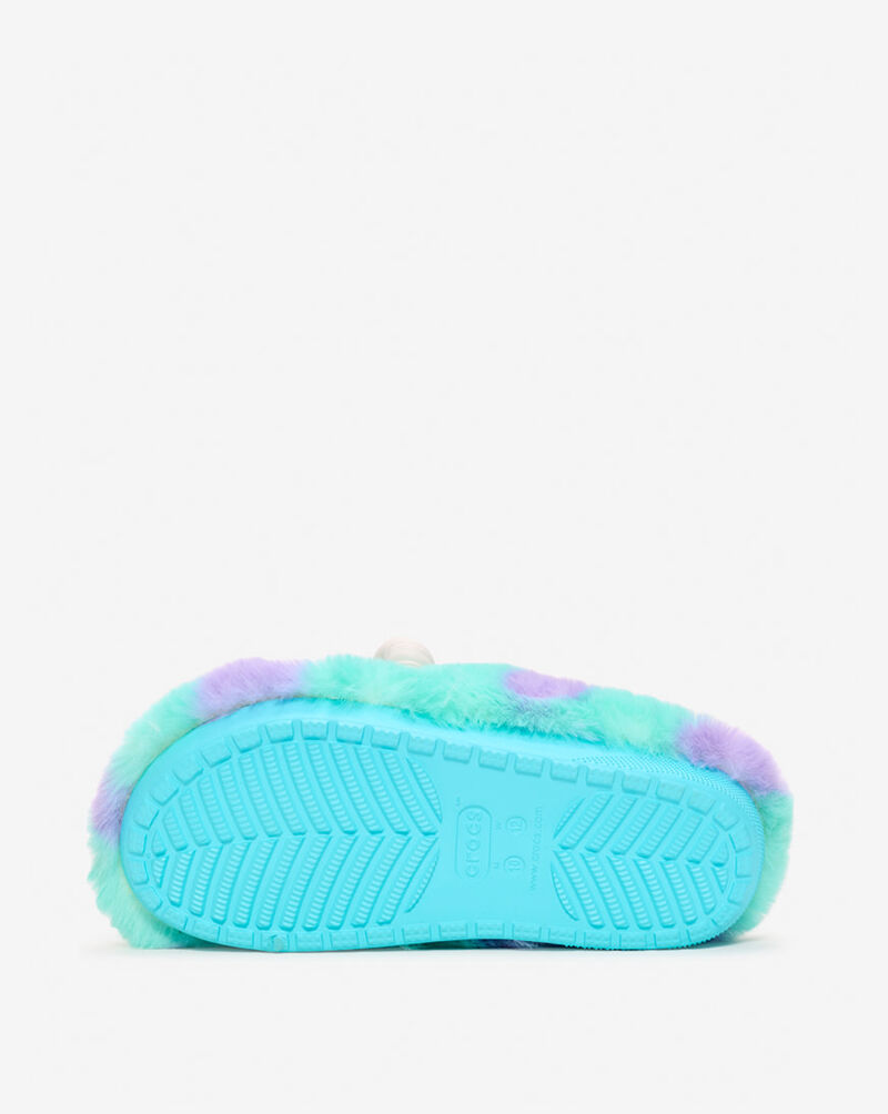 Crocs Grade School Monsters Inc. Sully Classic Cozzzy Sandal 210877-90HJ Blue 6