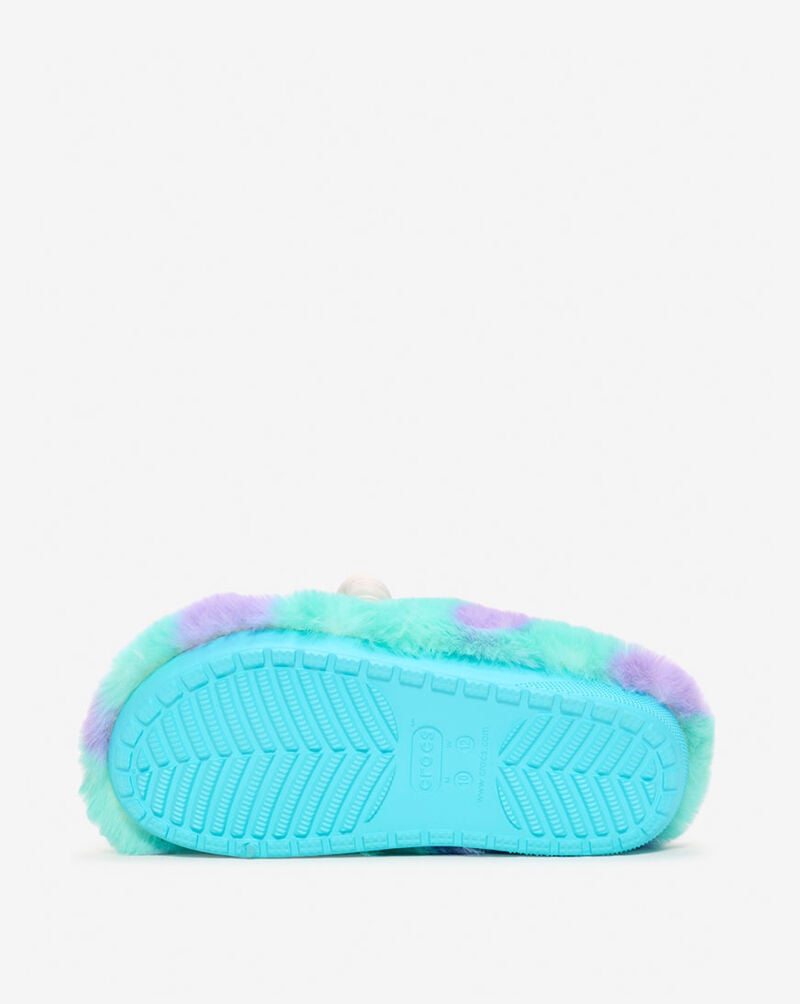Crocs Grade School Monsters Inc. Sully Classic Cozzzy Sandal 210877-90HJ Blue 6
