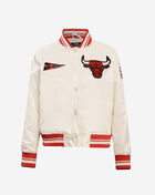 PRO STANDARD Chicago Bulls Retro Classic Rib Satin Jacket BCBU56212-ERD cream 1