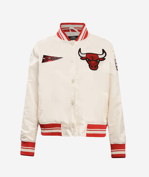 Chicago Bulls Retro Classic Rib Satin Jacket