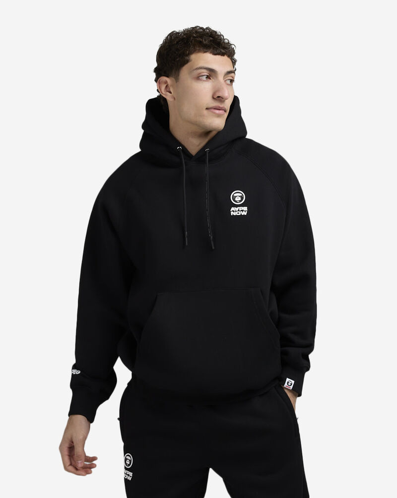 AAPE Fleece Hoodie AAPSWMB324XXN-BKX Black 1