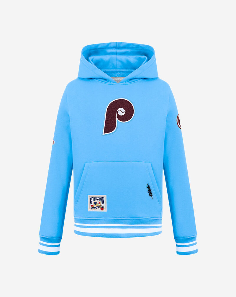 PRO STANDARD Big Boys' Philadelphia Phillies Retro Classic Rib Fleece Pullover Hoodie LPHB5315107-UNI Blue 1