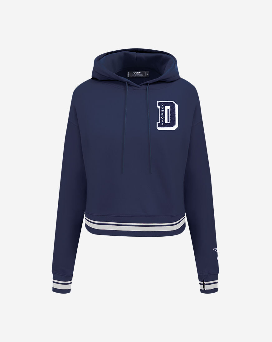 Shop PRO STANDARD Dallas Cowboys Mash Up Rib Fleece Cropped Pull