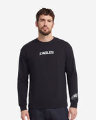 PRO STANDARD Philadelphia Eagles Wingspam Drop Shoulder Long Sleeve Tee FPE2410495-BLK Black 1