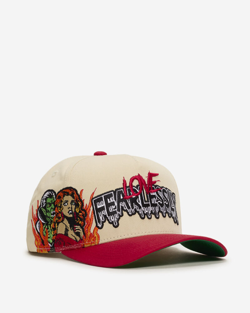Field Grade Love Fearlessly Vampire Twill Trucker Hat 1005399 cream 1