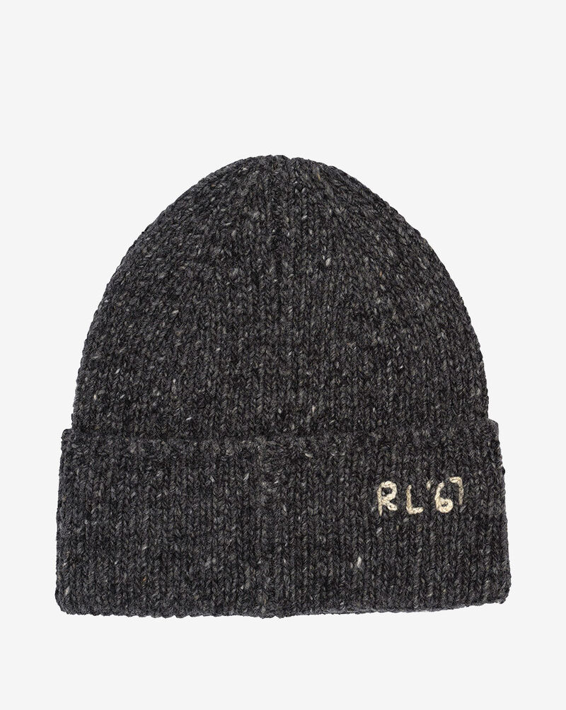 Polo Ralph Lauren Intarsia-Knit Merino-Wool-Blend Beanie PC1139-003 Grey 3
