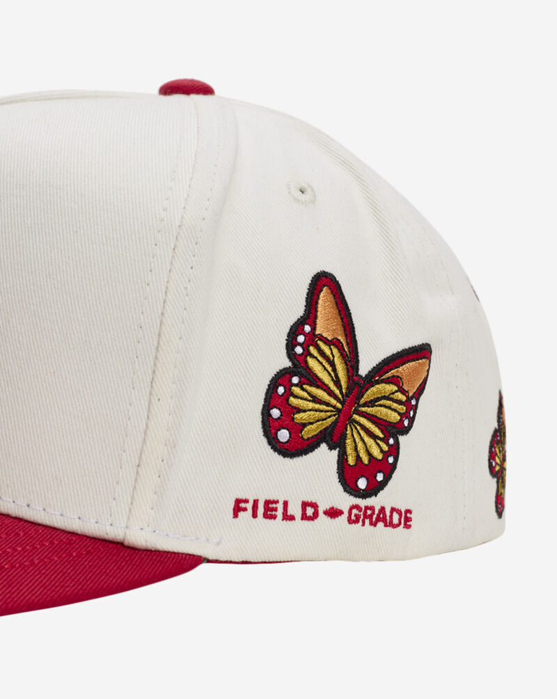 Field Grade Respectfully Floral Twill Trucker Hat 1005444 cream 2