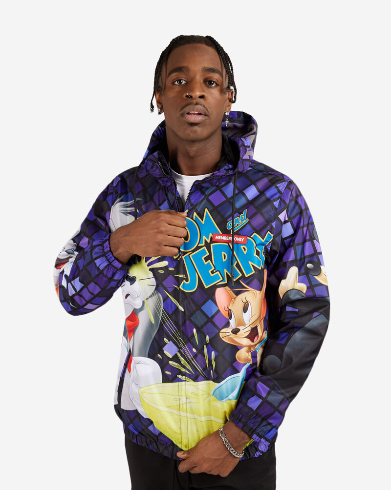 Shop MEMBERS ONLY Tom Jerry Windbreaker MW090420-PURP purple