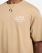 L/AB c/o Off-White L/AB Diagonal Oversized T-Shirt 44LABF26T054-258 Beige 3