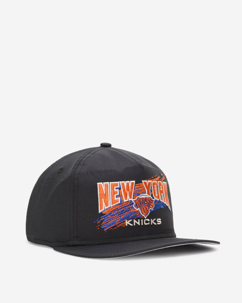 New Era 9Fifty New York Knicks Nylon Golfer Snapback Hat 60586733 Black 1