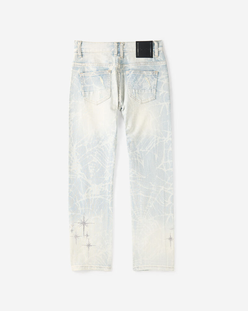 Smoke Rise Kids' Starry Smoke Web Denim Jean BJP26S426SN-DAISYBLUE Blue 3