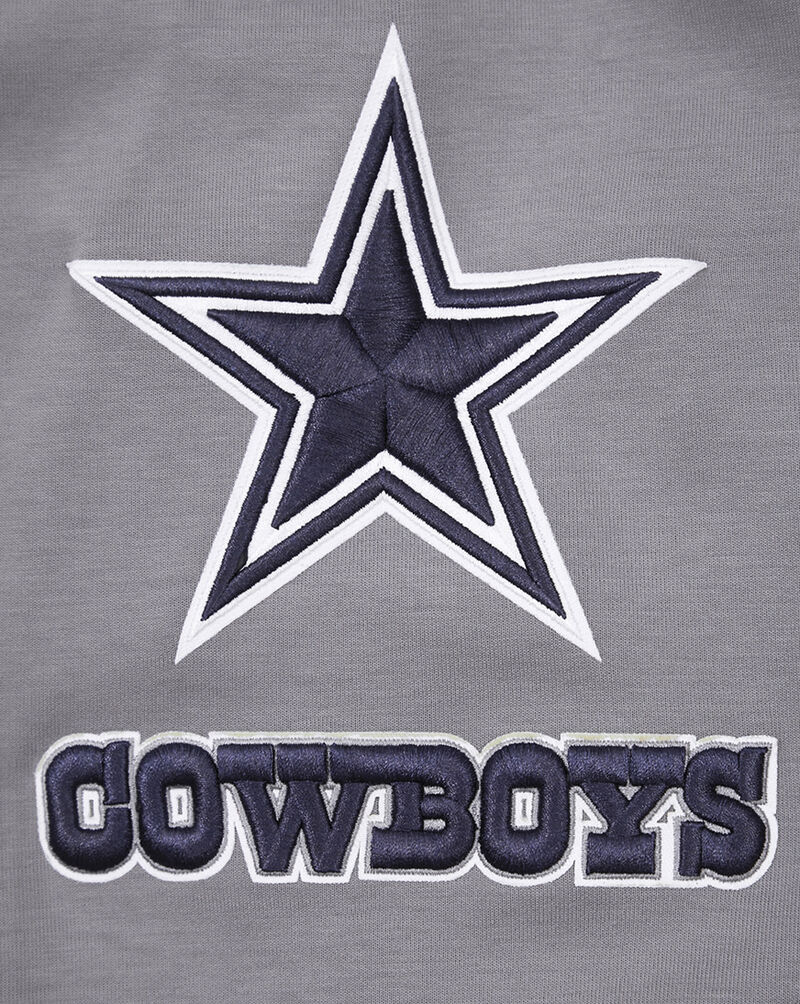 PRO STANDARD Dallas Cowboys Classic Chenille Double Knit Full-Zip Hoodie FDC5410296-GRY Grey 2
