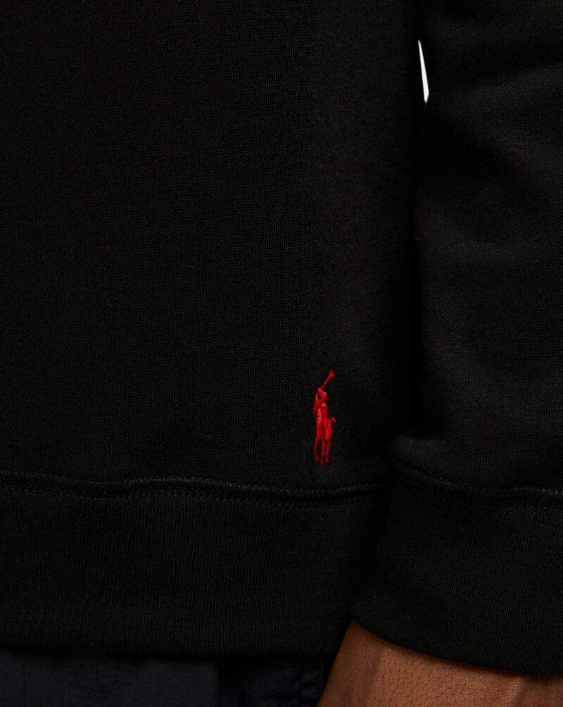 Polo Ralph Lauren Brushed Fleece Raglan Crew PK56HF-TP9 Black 3