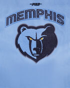 PRO STANDARD Memphis Grizzlies Retro Classic Rib Wool Varsity Jacket BMGH58901-UWH Blue 4