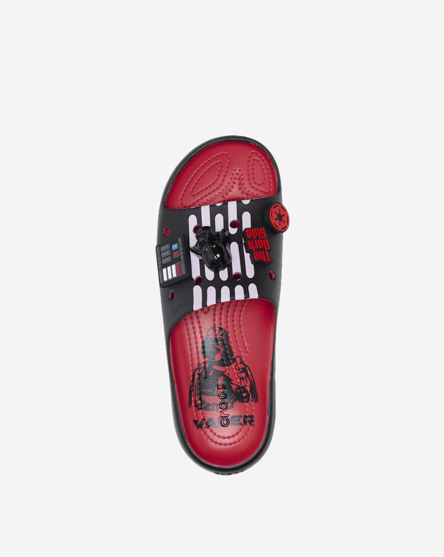 Shop Crocs Darth Vader Classic Slides 209829-6WC black