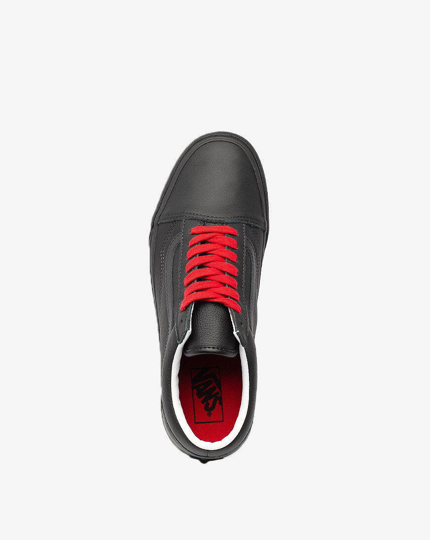 vans old skool red mono