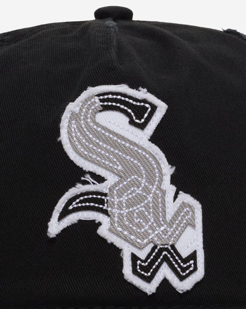 New Era 19Twenty Chicago White Sox Frayed Snapback Hat 60833828 Black 2