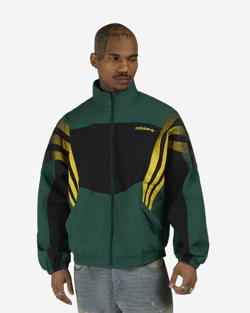adidas グリーン ジャケット Shop adidas Santiago Track Jacket KS8325 green | SNIPES USA