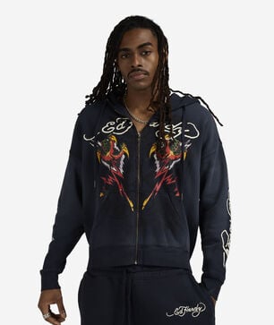 Tiger Flame Full Zip Hoodie