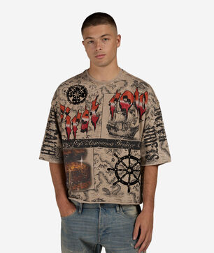 Buried Fortune Cropped Terry Tee