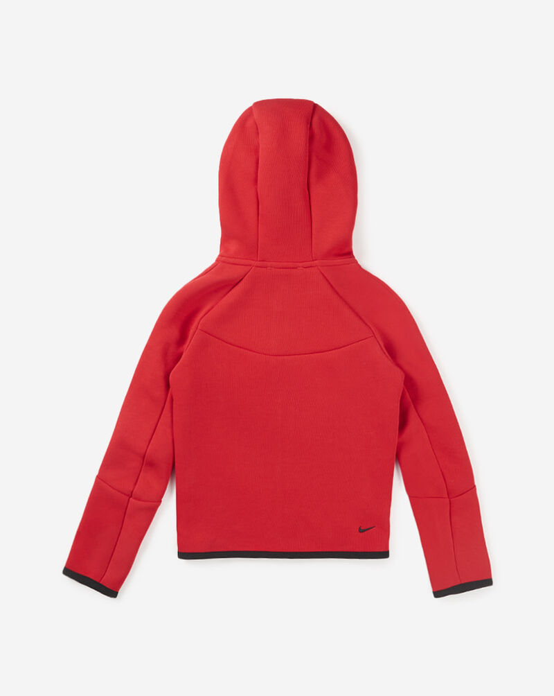Nike Big Kids' Tech Fleece Full-Zip Hoodie HV5867-657 Red 3