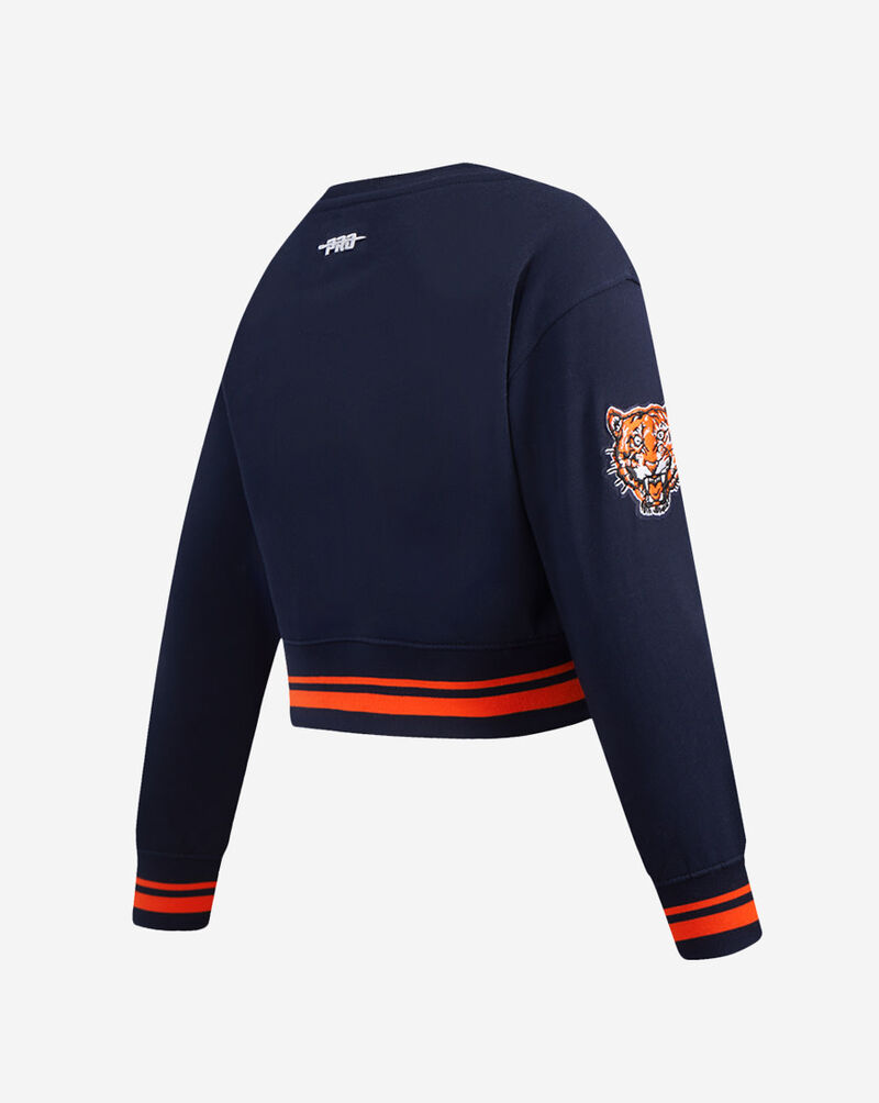 PRO STANDARD Big Girls' Detroit Tigers Retro Classic Rib Fleece Crewneck LDTBC315088-MOM Blue 3
