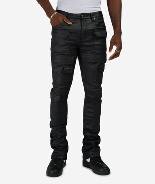 Coated Multi Pocket Cargo Pant