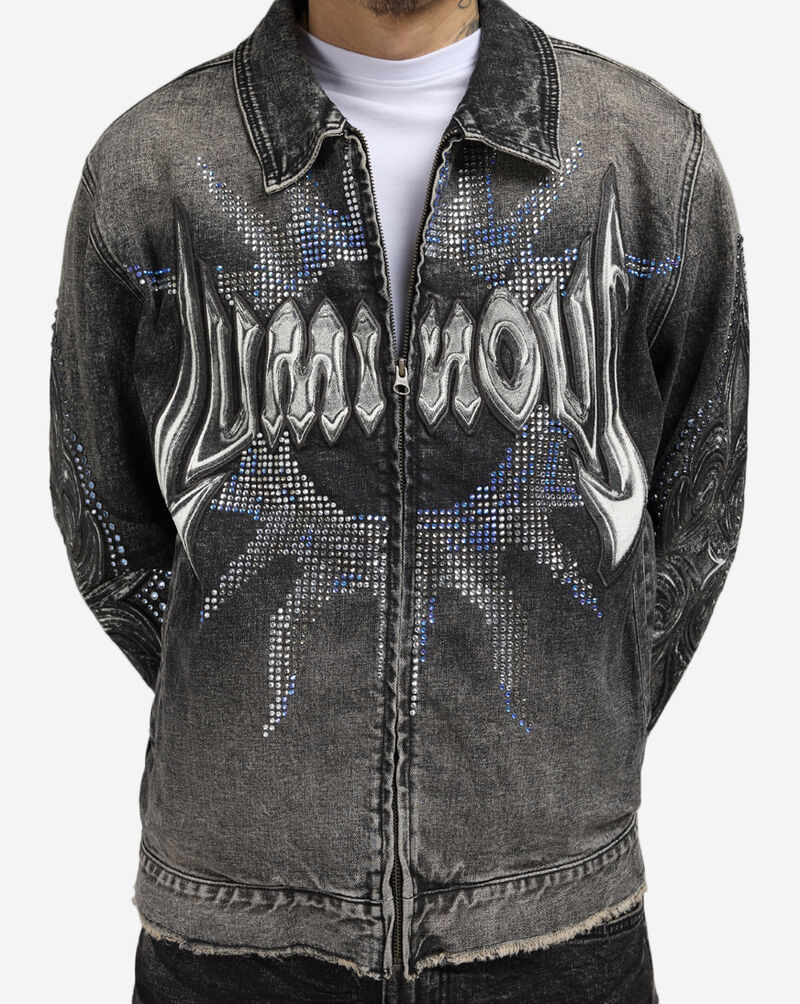 Smoke Rise Luminous Denim Jacket JJ25546SN-GRY Grey 3